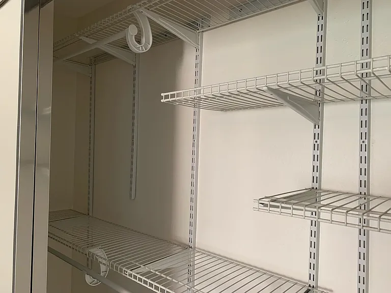 Custom Closets let you maximize storage
