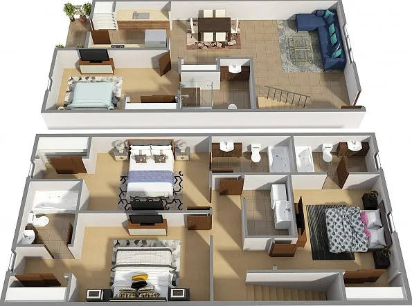 3D Floor Plan 3D Floor Plan