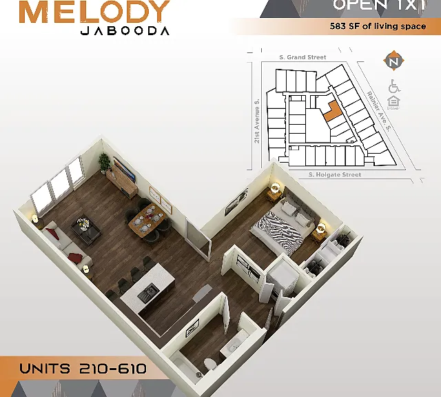 Melody Jabooda Apartments — Photo 89