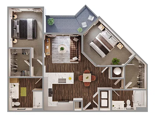Floor plan B2