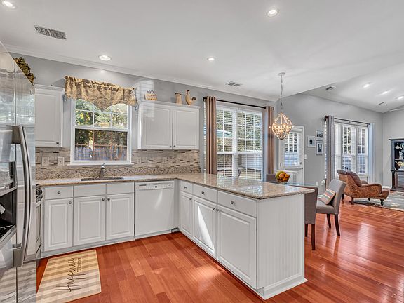Kitchen with granite counters
