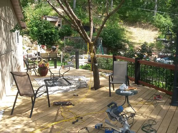 Custom wrap around deck