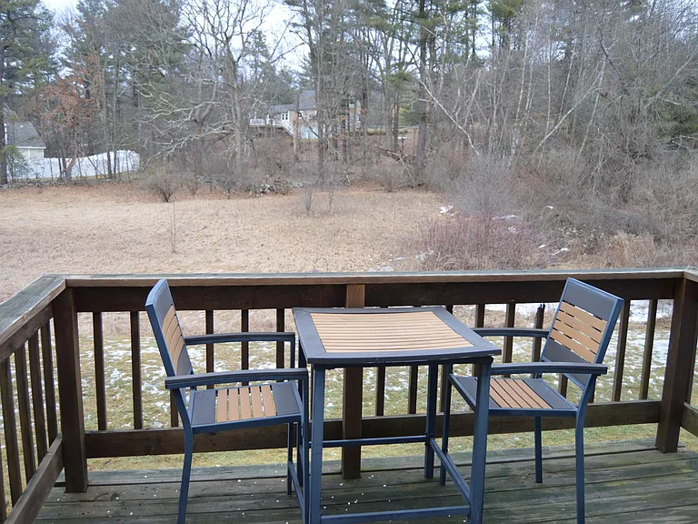 Deck off the dining area