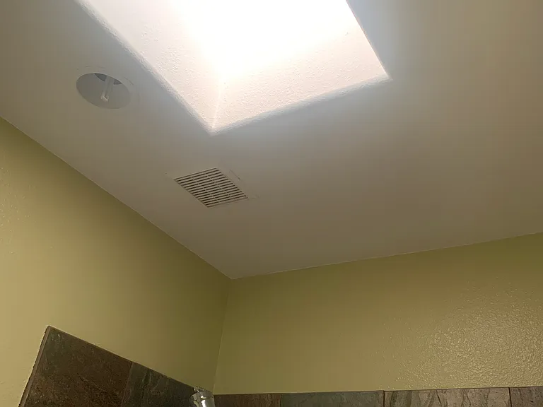 Skylight in Upstairs Guest Bathroom