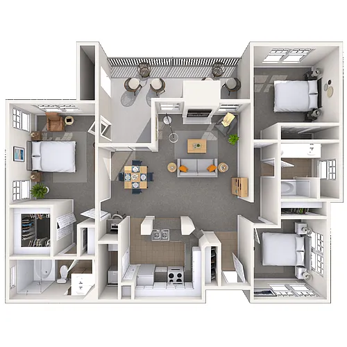 Floor plan Tres Rios