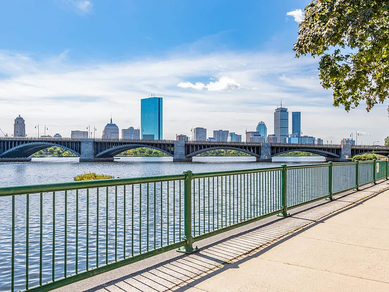 Enjoy the views along the Paul Dudley White Bike Path.