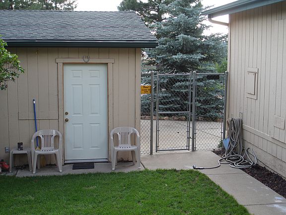 Backyard facing street