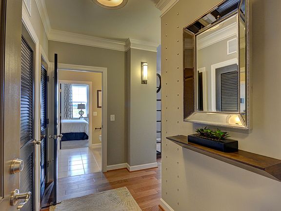 Foyer with coat closet