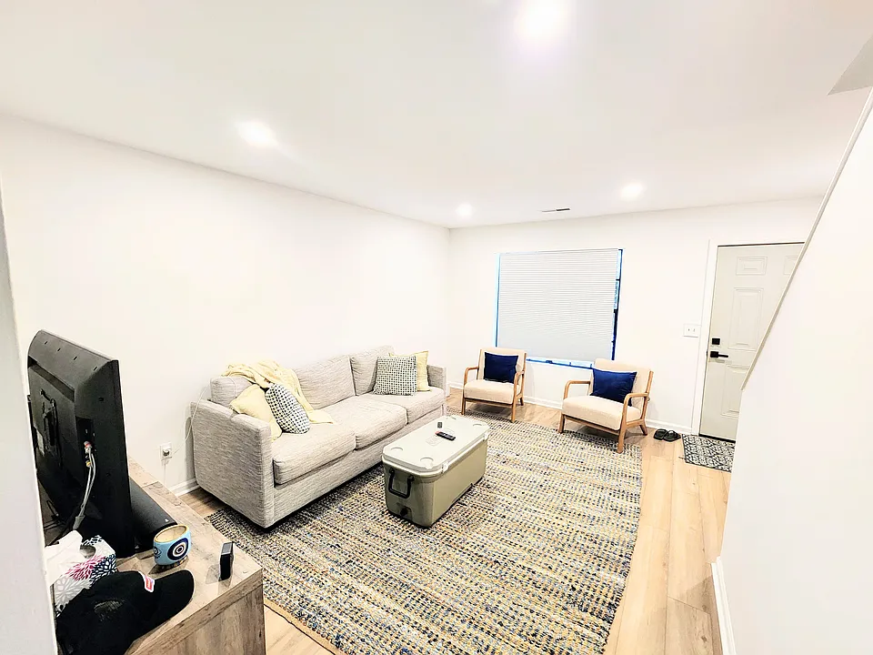 Living room (shown furnished)