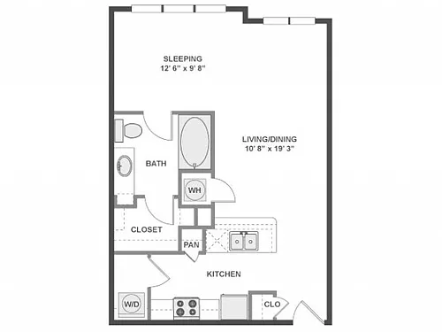 Floor plan E100