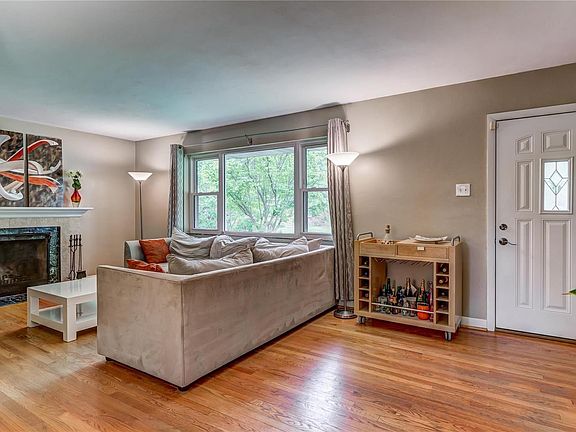 Living room offers great space for entertaining and casual relaxing