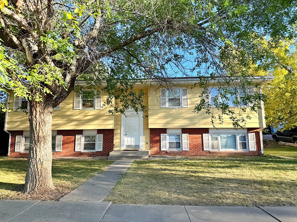 Upper left unit of a four-plex