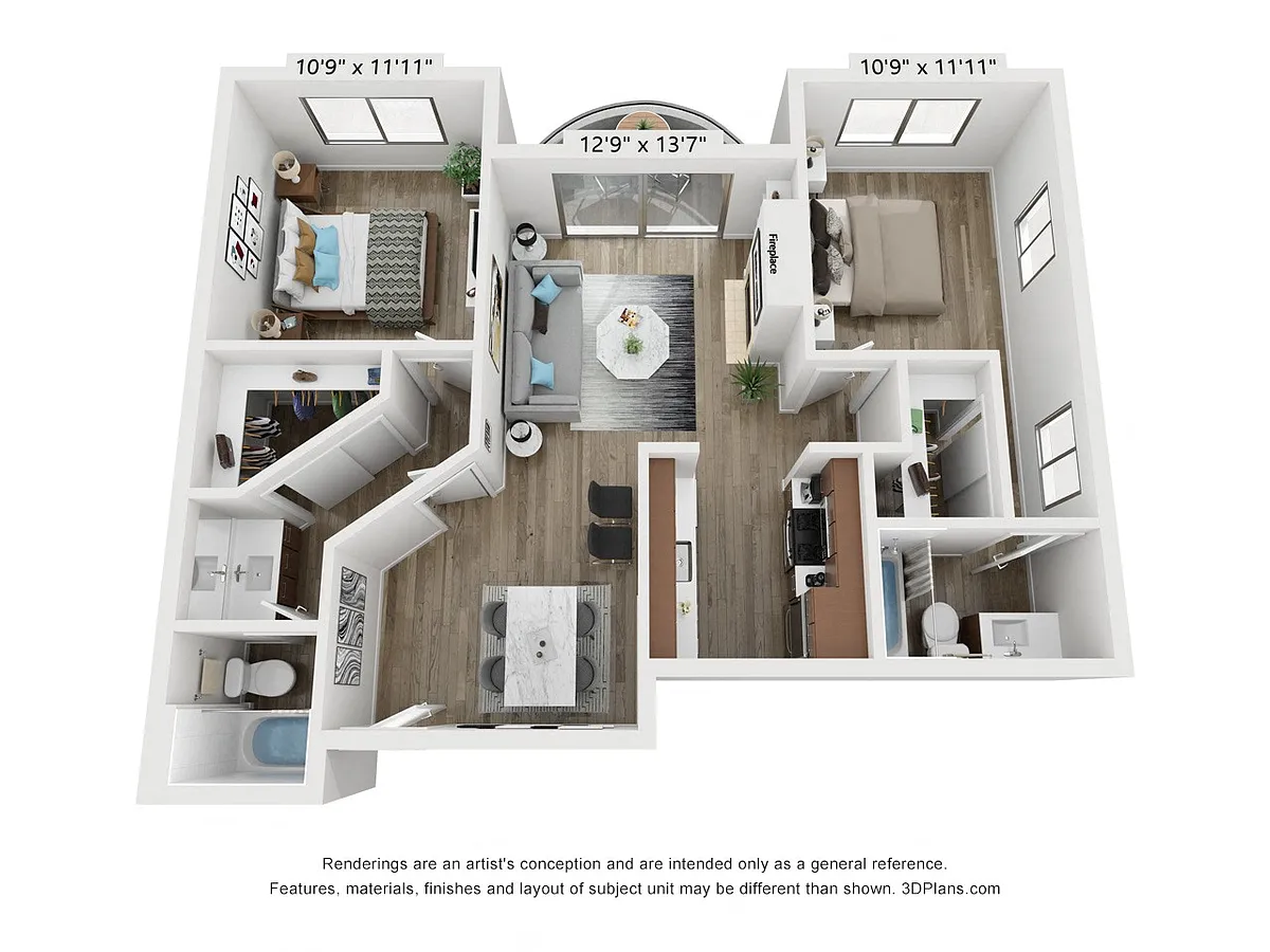 Floor plan 2X2