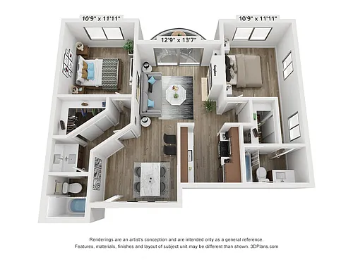 Floor plan 2X2