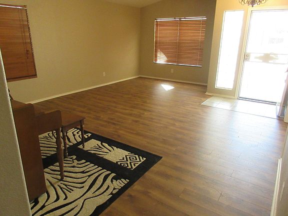 Living room and view to front door