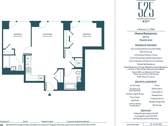 2nd image of 525 W 52nd St APT 18AN