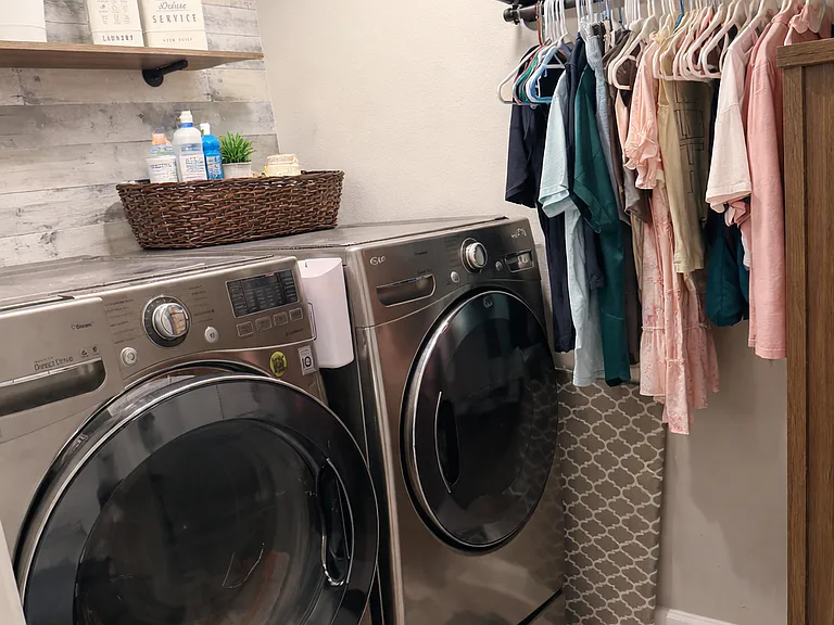 Laundry Room w/ barn sliding door