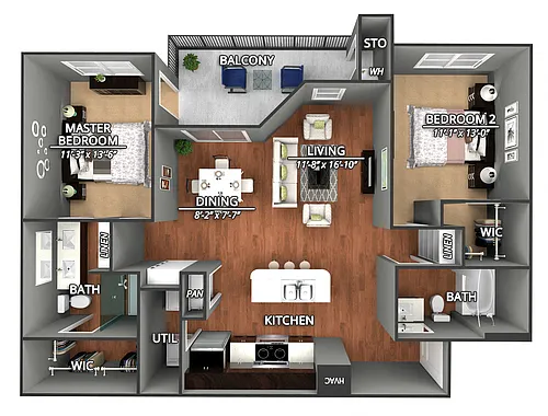 Floor plan B2