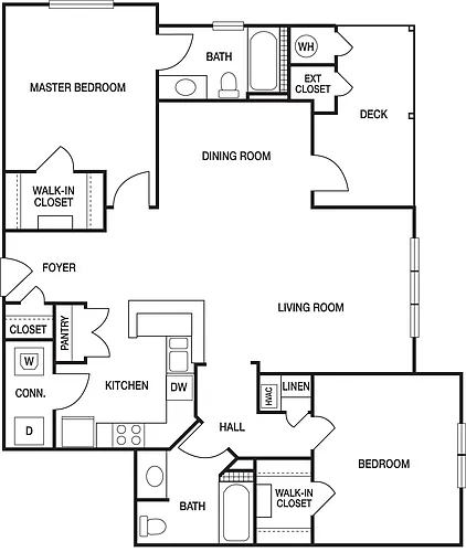 Floor plan 2x2E