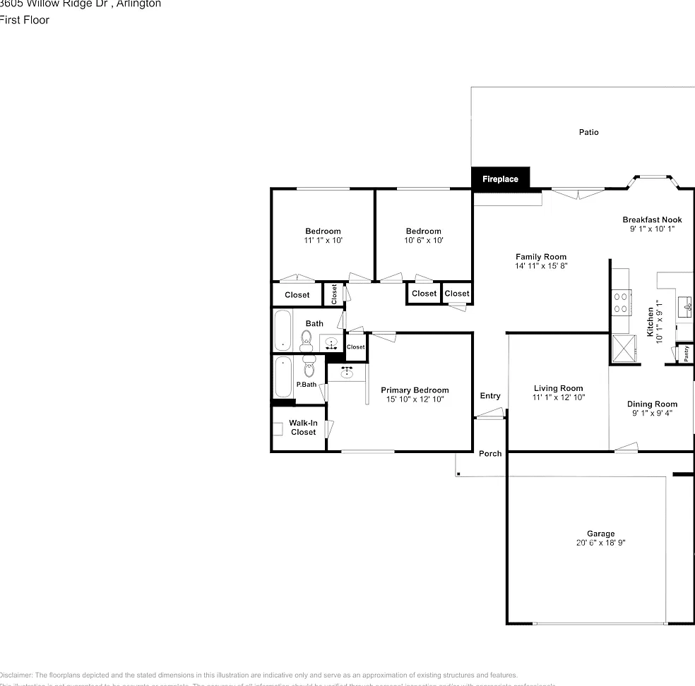 3605 Willow Ridge Dr Arlington, TX 76017 — Photo 2