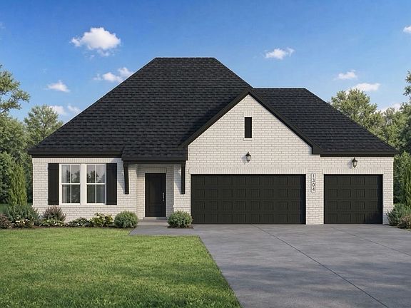 The Laurel M w 3-Car Garage Option