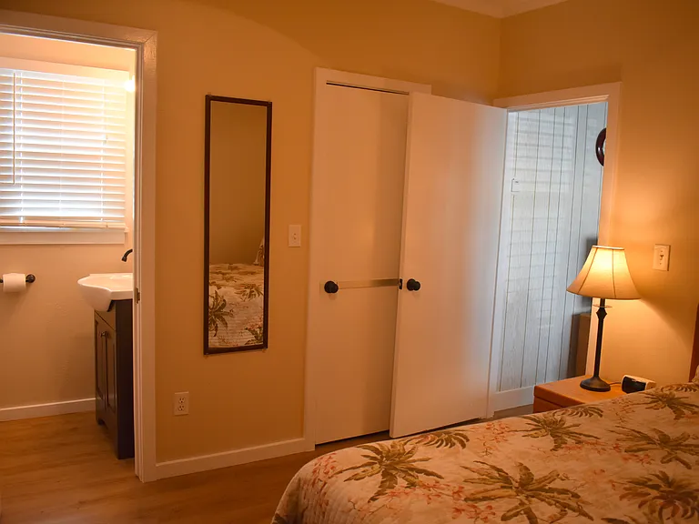 Front bedroom with 1/2 bath