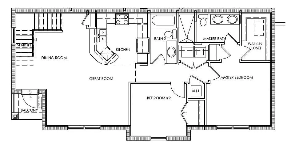 Floor plan Cattail - Executive