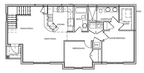 Floor plan Cattail - Premium