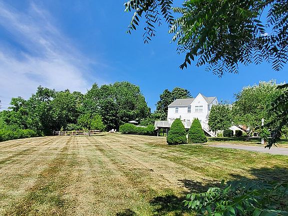 Back view with lawn