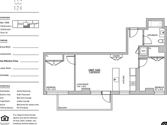 2nd image of 224 W 124th St #1533
