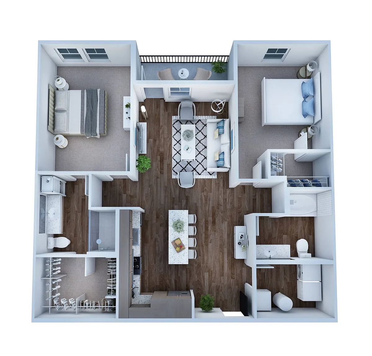 Floor plan B1 - Iris
