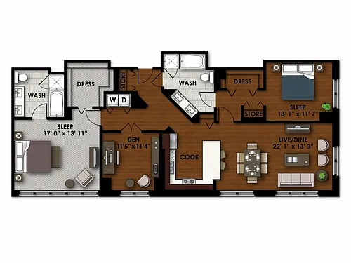 Floor plan P-C1140