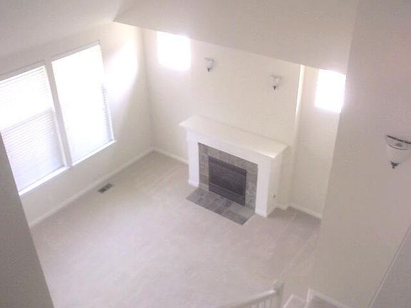 Living room gas fireplace