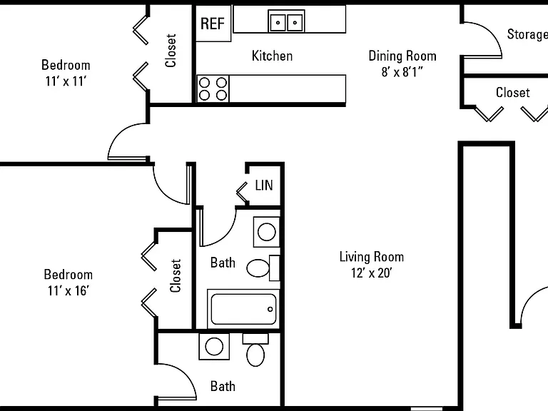 Crossroads Apartment and Townhomes — Photo 19