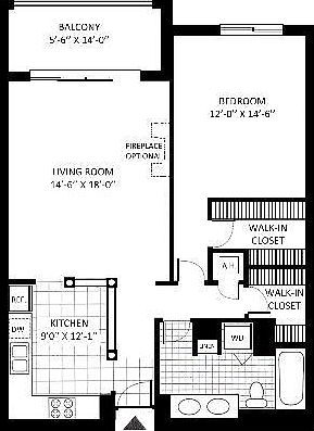 2nd image of 55 W Delaware Pl APT 417