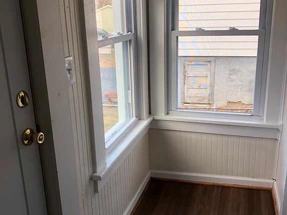 Rear entry mud room includes closet not shown