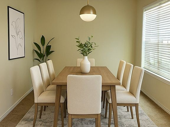 8805 Wayne Street Crossroads Tx 76227 - Dining Room on the right side of the entrance.