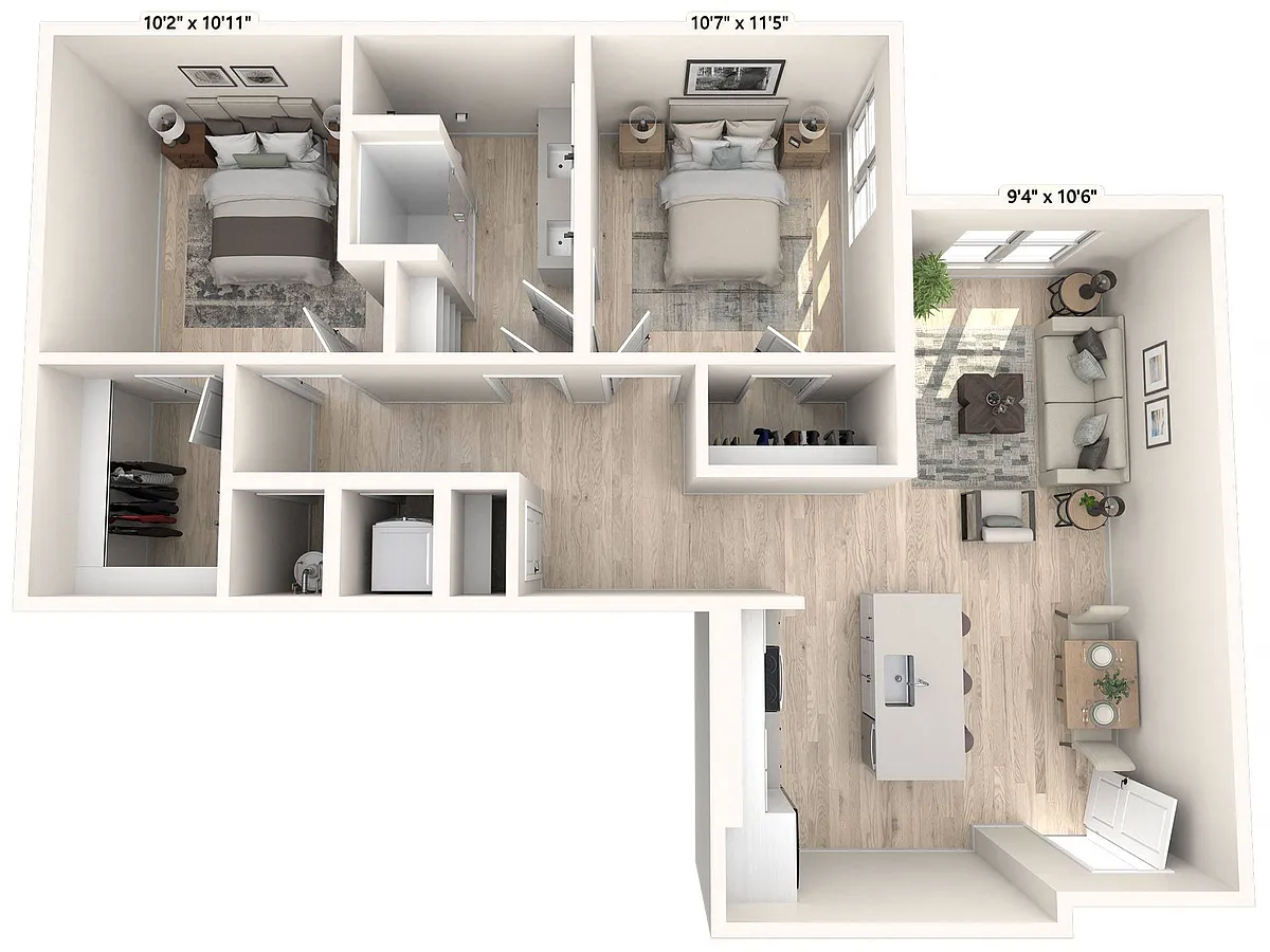 Floor plan B3a