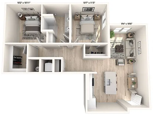 Floor plan B3a