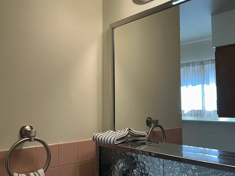 New paint, fixtures in bathroom