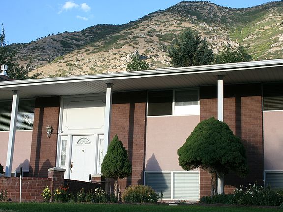 Located at base of mountains