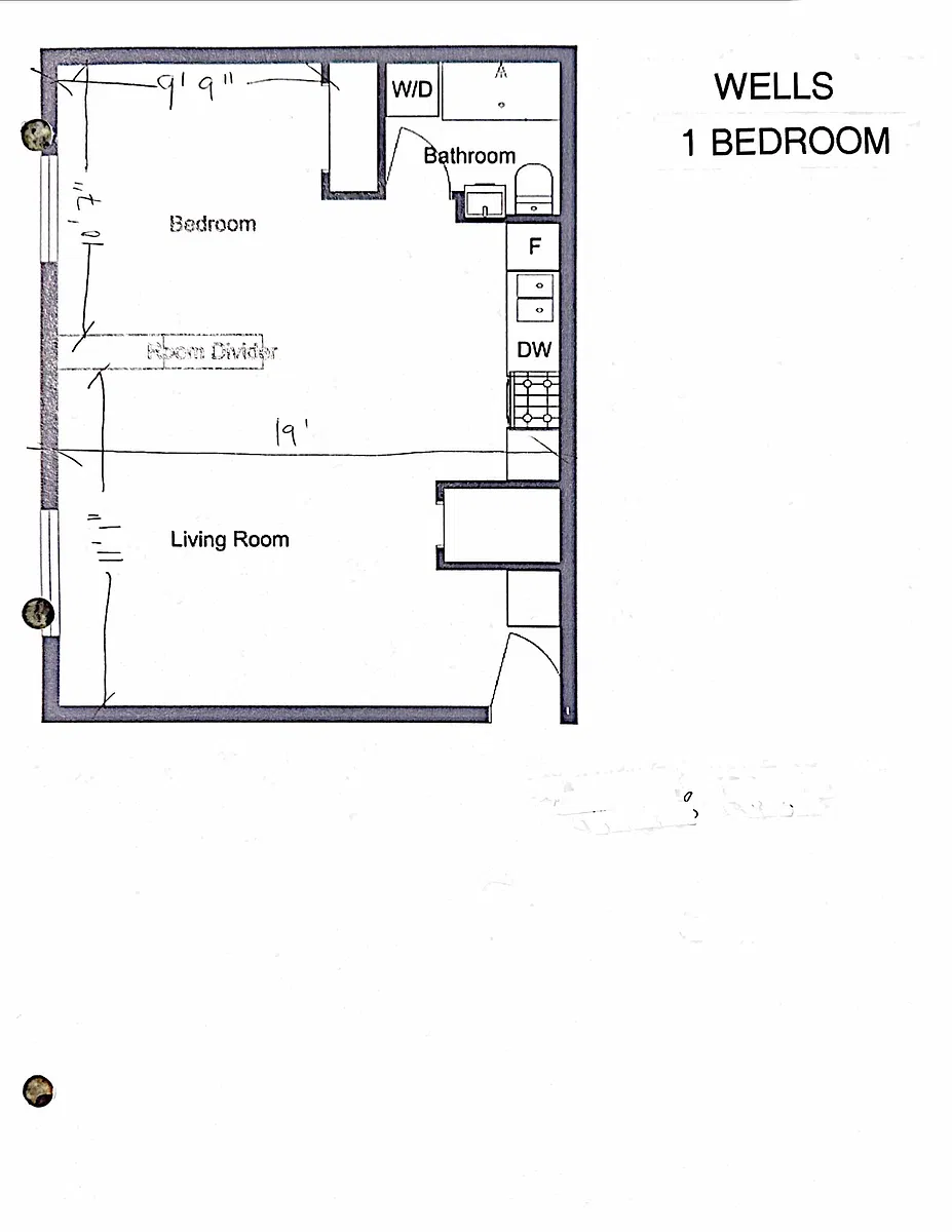 Floor plan Wells