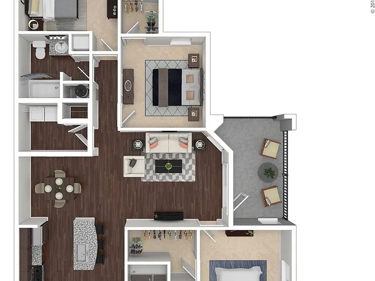 Three bedroom apartment in Durham, NC. Three bedroom apartment in Durham, NC.