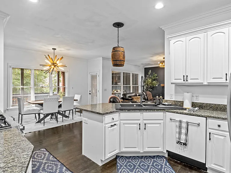 Kitchen View to Upper Back Deck