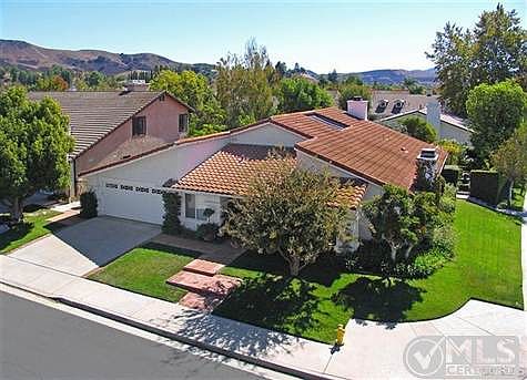 Aerial shot of property