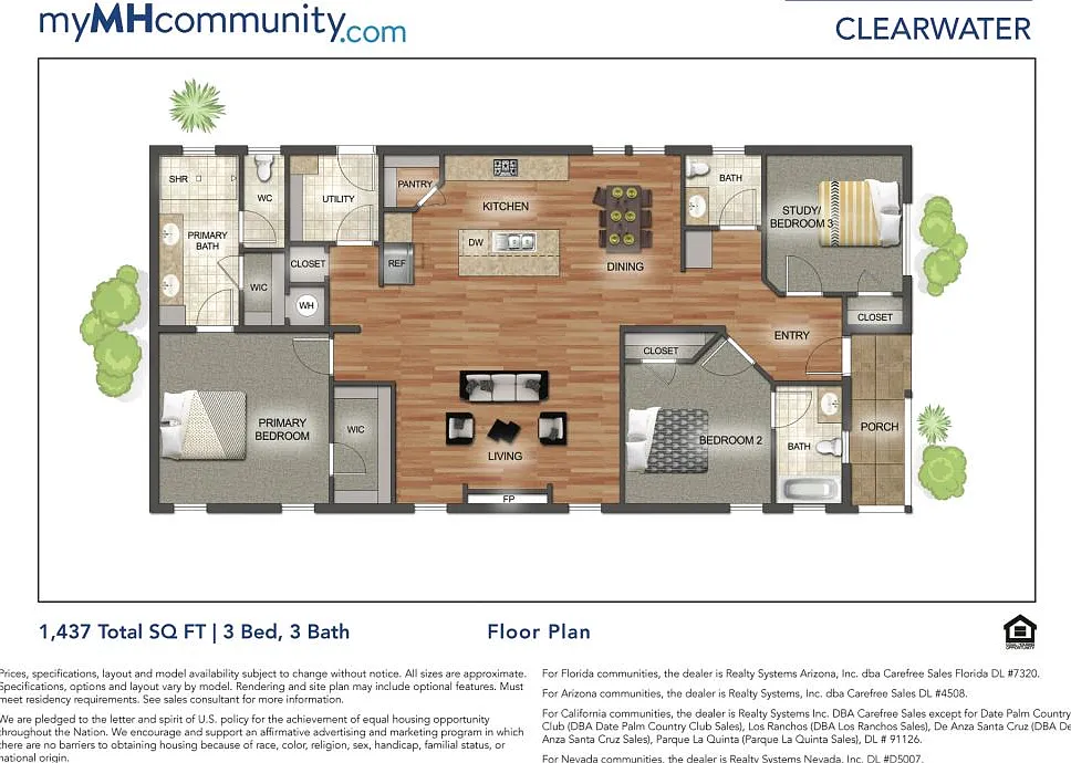 3 bed, 2.5 bath, 1460 sqft, $1,999 — Photo 2