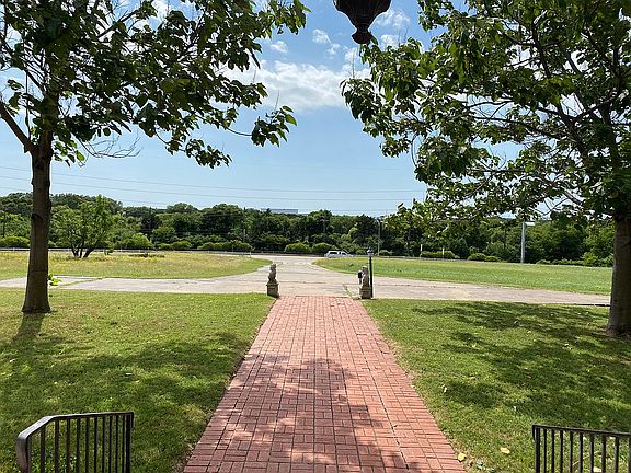 View from front porch. 