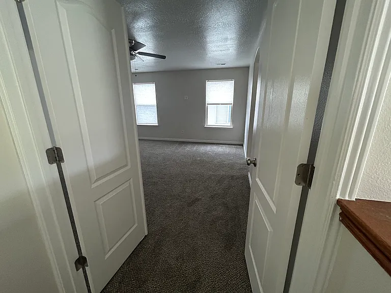 Double door entrance to Master