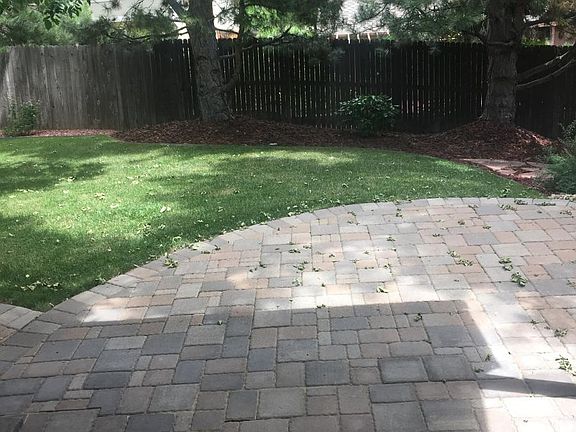 Covered back patio