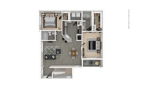 Floor plan Missouri City Townhome